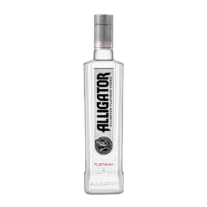 Rượu Vodka Cá Sấu Đen Alligator Platinum 500ml