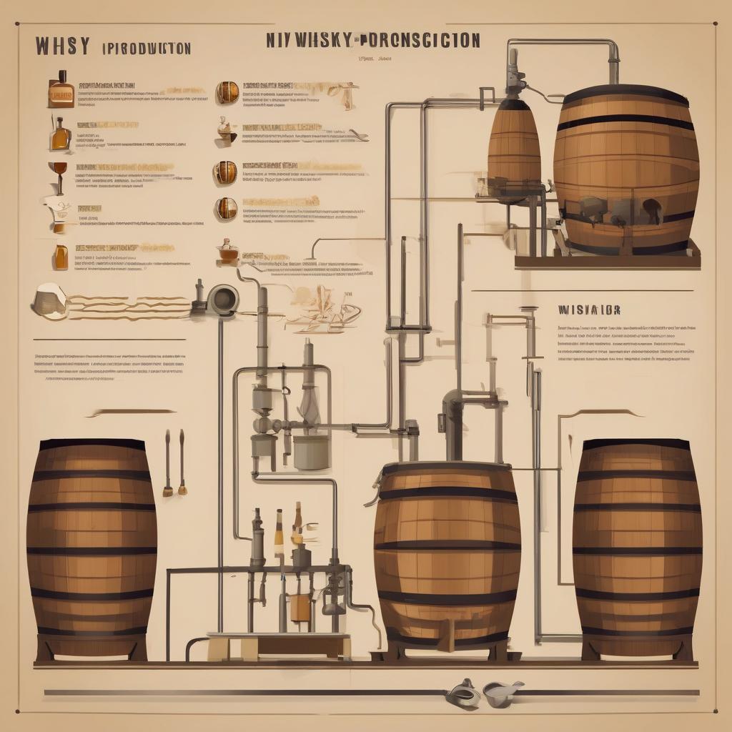Sơ đồ quy trình sản xuất rượu whisky chuyên nghiệp