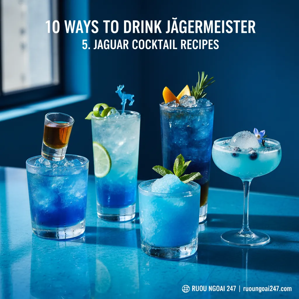 5. Công thức uống Jagermeister