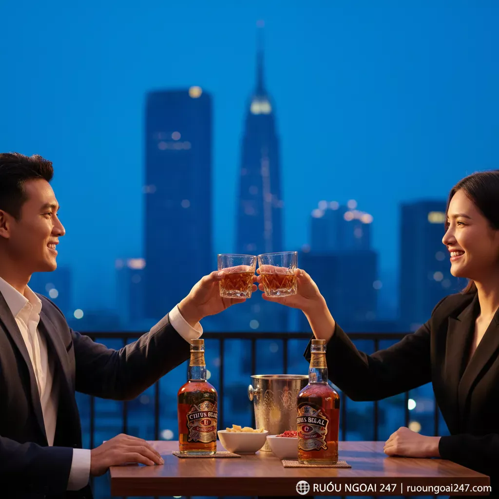 Review Chivas 12 – Hương vị, cảm nhận & nên mua không? 4 3. Nâng ly Chivas 12 cùng bạn bè