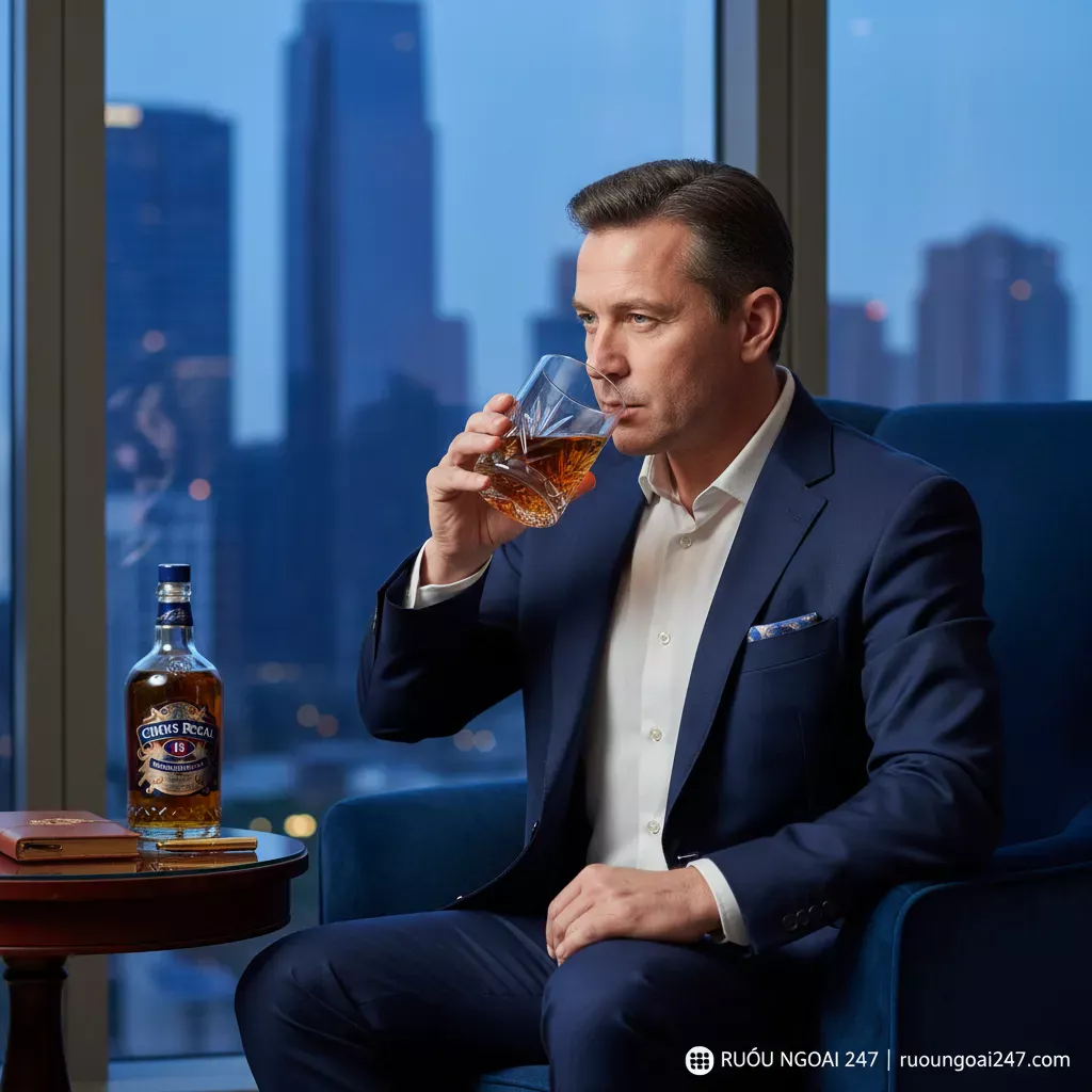 Review Chivas 18 – Sang trọng & đẳng cấp whisky Scotch 2 1. Quý ông lịch lãm thưởng thức Chivas 18