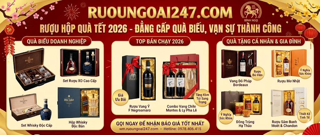 Rượu Hộp Quà Tết 2026